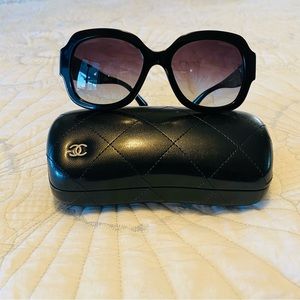 Authentic Chanel Sunglasses with case and box